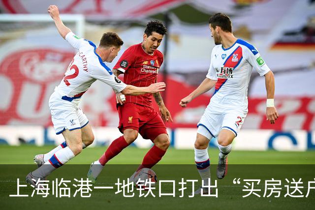 上海临港一地铁口打出“买房送户口”的促销广告，首付仅需28万起