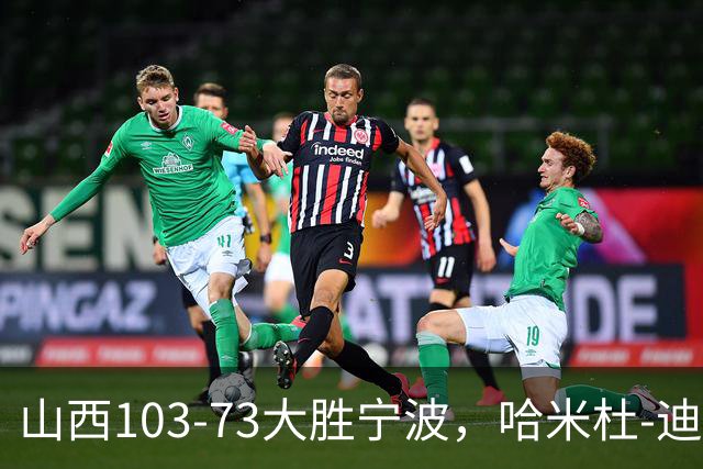 山西103-73大胜宁波，哈米杜-迪亚洛30+5，威金顿16+5+6